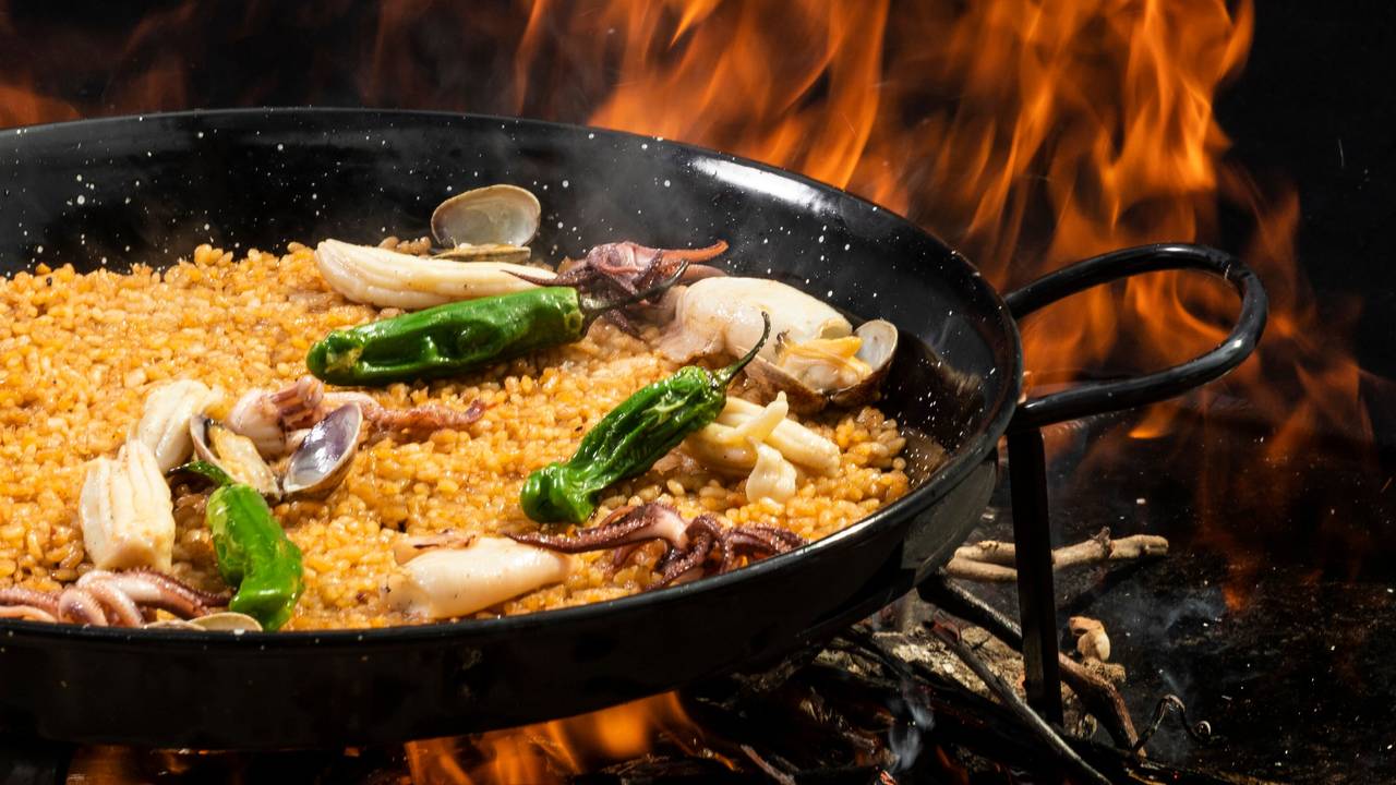 MAD Houston signature dishes Valencia Arroz
Pulpo
Duck Y Arroz